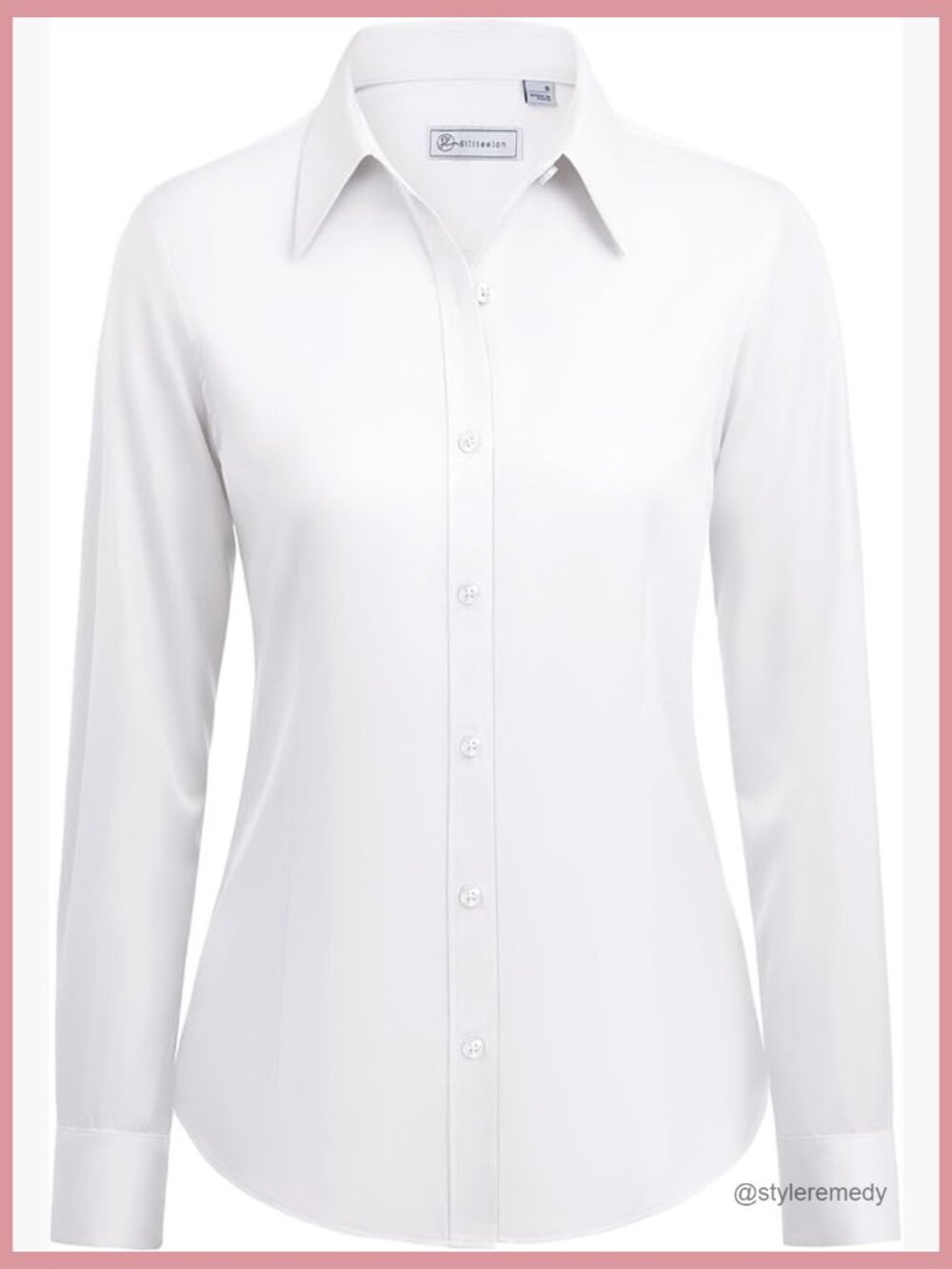Wrinkle Free Button Down Shirt Long Sleeve Classic Fit Collared Dress Shirt